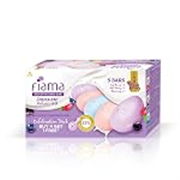 Fiama Skin Barrier Strengthening Moisturizing Soap Bar 125gx5, Japanese Hokkaido Milk Celebration Pack of 5, Non-Sticky Soft Skin | 1/3rd Moisturizers | Blueberry, Goji Berry & Acai Berry Combo pack