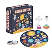 Jam & Honey Outer Space Solar Sytem Jigsaw Puzzle | Zero Gaps | Learning Aid | Educational Toy | for Boys & Girls | Suited for Ages 5 Years and Above | 61 Pieces